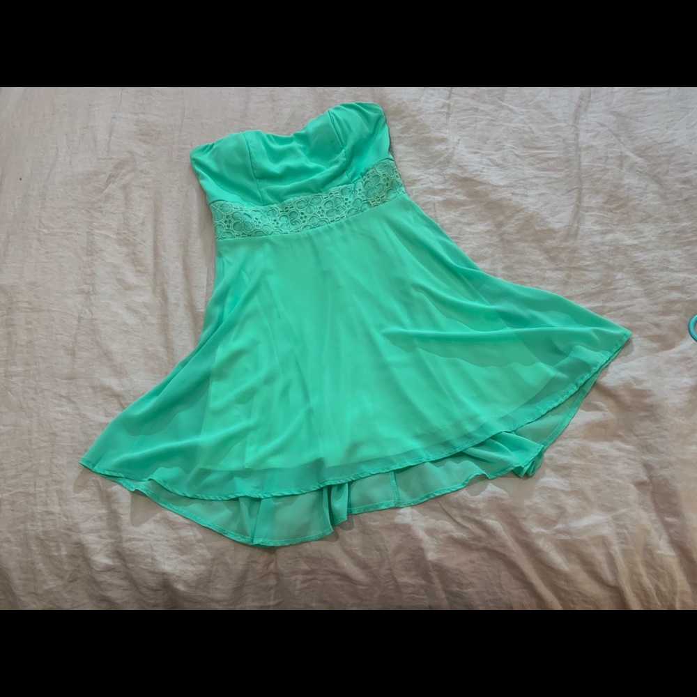 Marineblu Mint Beautiful Strapless Dress Size L
